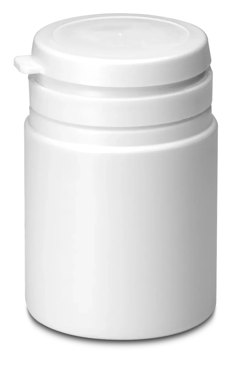 Pill Snap Top 75 ml — Pill Snap Top HDPE, PCR 10%-30%